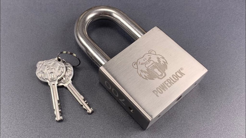 an image of a padlock and key