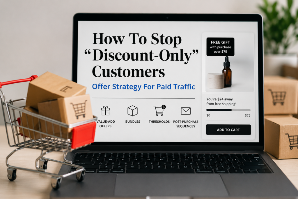 How To Stop “Discount-Only” Customers: Offer Strategy For Paid Traffic ...